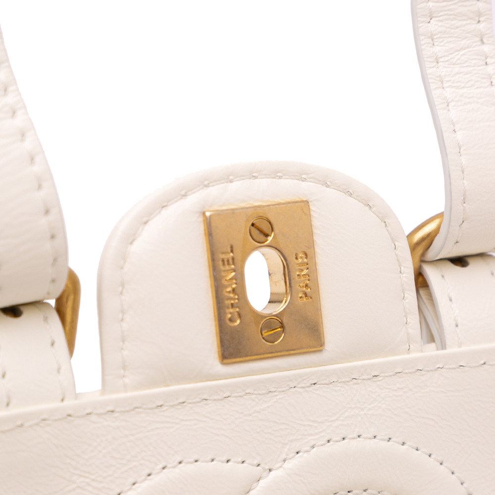 Pre-Loved Chanel Mini Aged Calfskin City School Flap - Picture 11 of 12